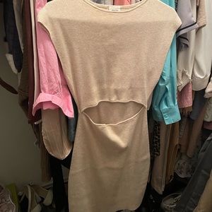 Aritzia knit mini dress